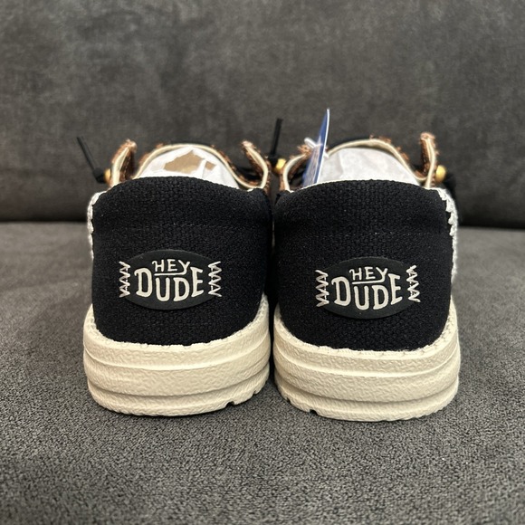 Hey Dude Wendy Funk Animal Womens 8 Brown Black Cheetah Slip On Shoe 43695-22G - Picture 4 of 9